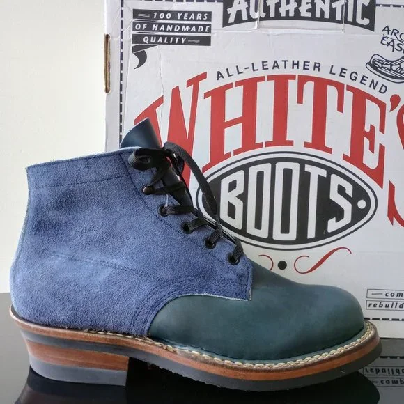 Custom white's cheap boots